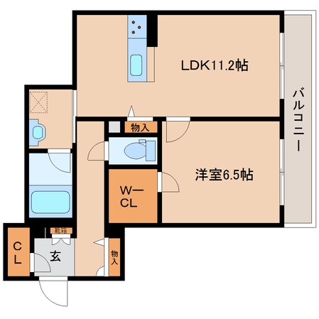 大和八木駅 徒歩12分 2階の物件間取画像